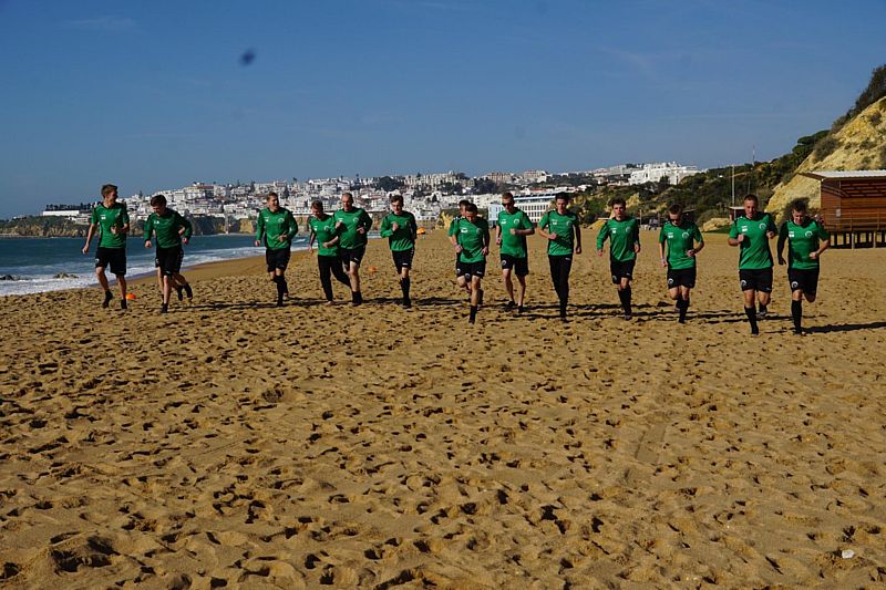 SV Borger 1 ‘overwintert’ in Albufeira, Portugal.