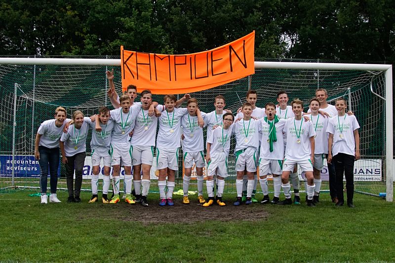 Borger JO15-1 kampioen!!