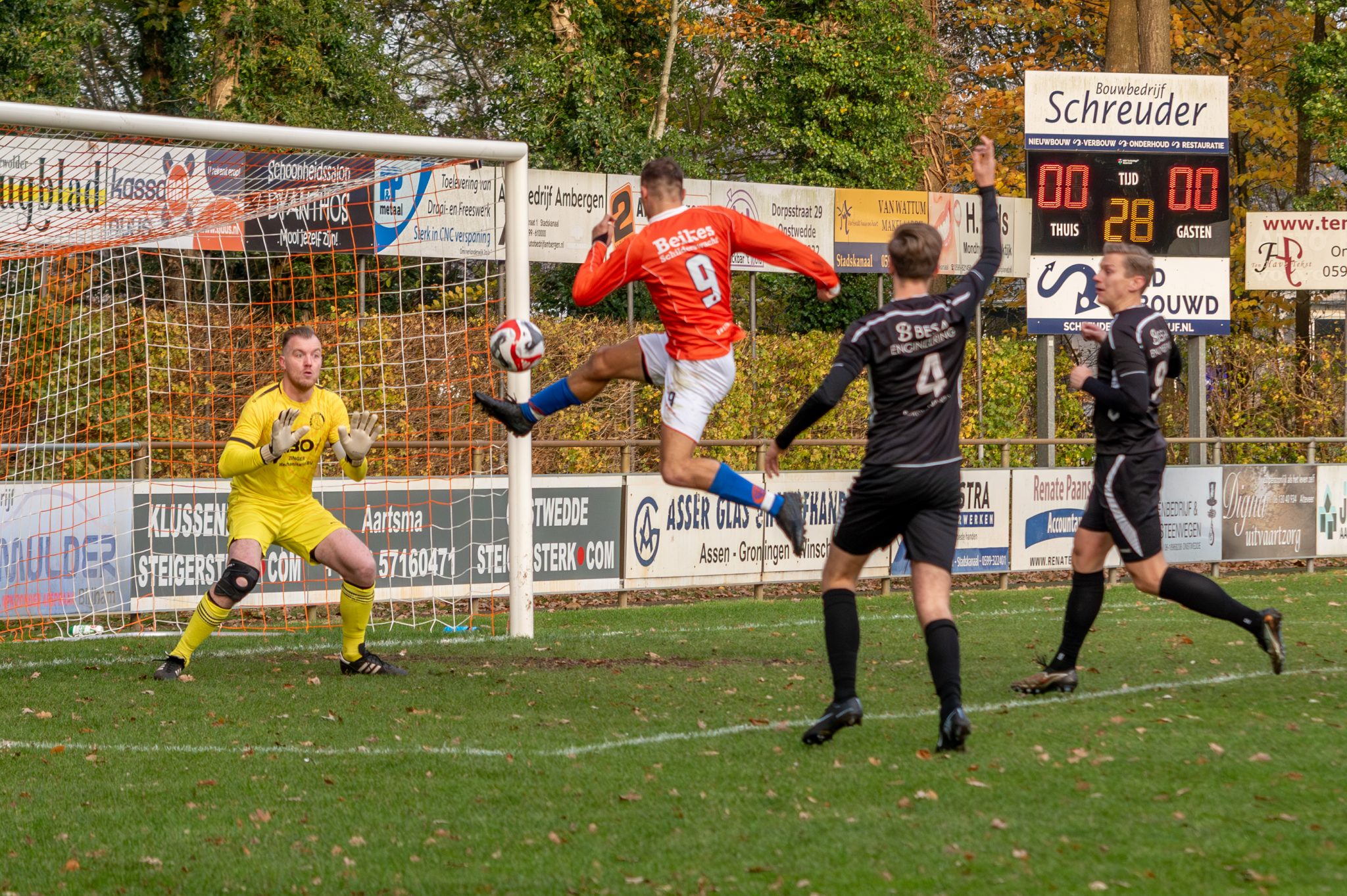 Strafschop nekt Borger in zesentachtigste minuut