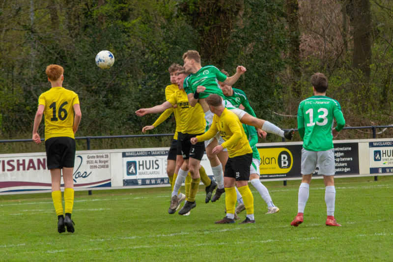 Remise voor SV Borger op eigen veld tegen SVBO
