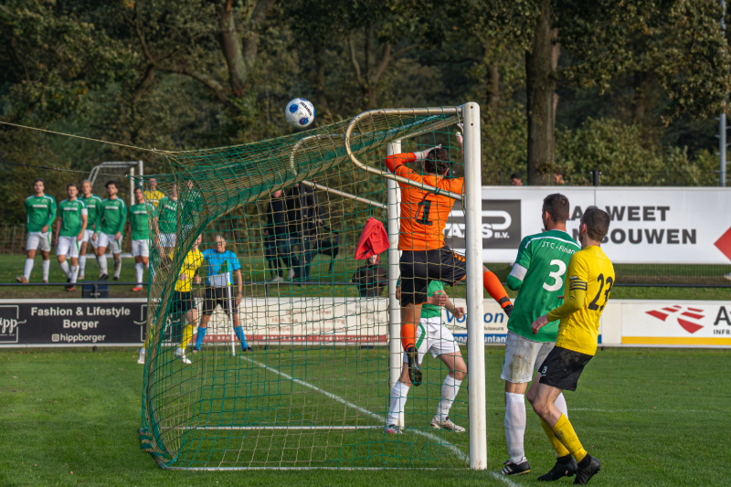 SV Borger met lege handen na gelijkwaardig duel met koploper SVBO