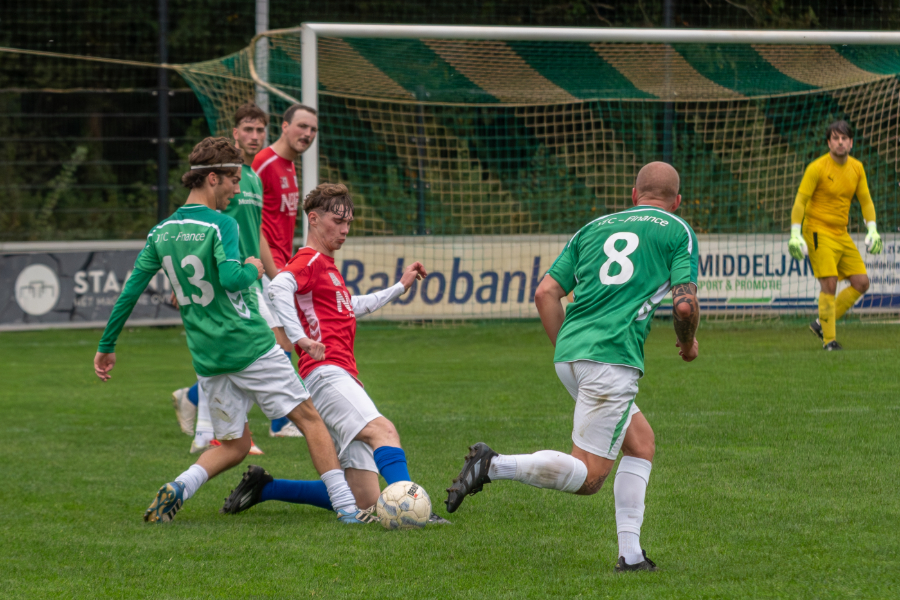 Blamage voor SV Borger op eigen veld tegen VV Glimmen