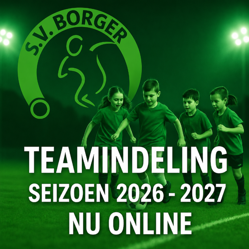 Teamindeling seizoen 2026-2027 bekend