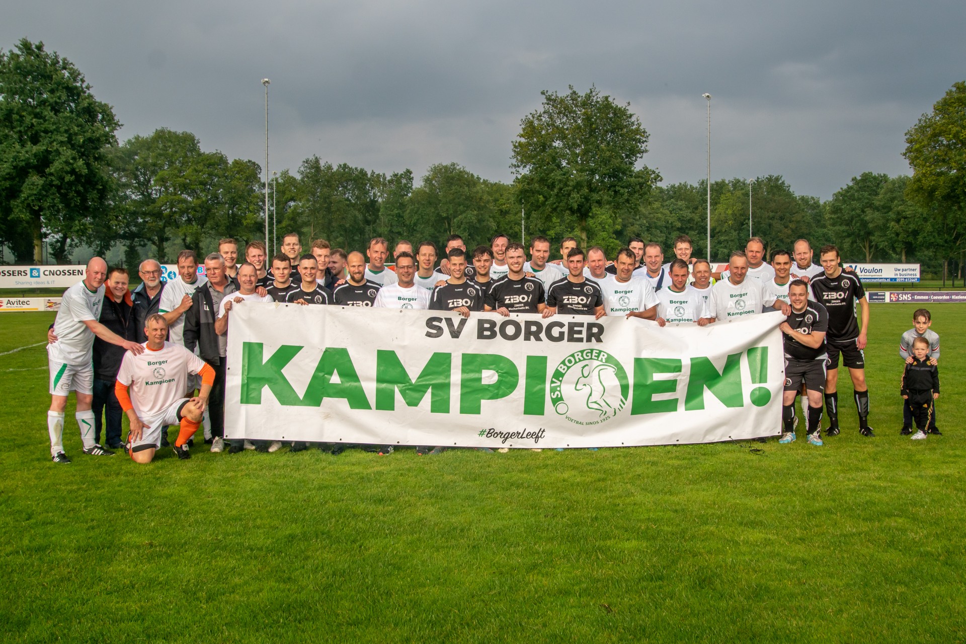 SV Borger vierde het kampioenschap alsnog